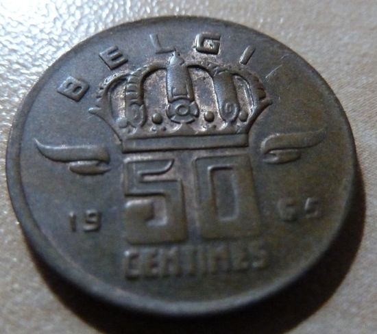 50 сентим 1965 BELGIE