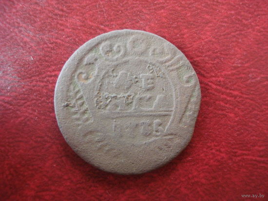 Денга 1735 года Российская Империя