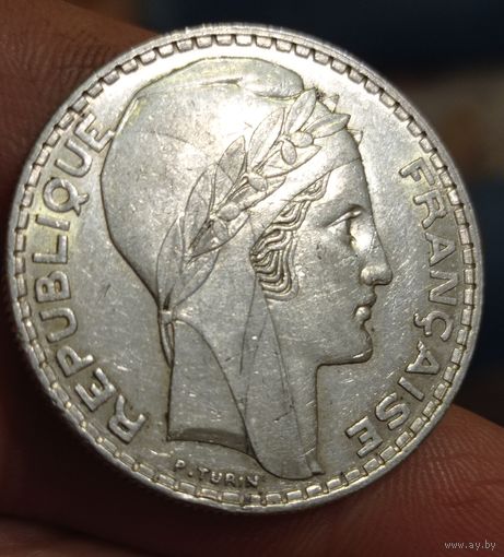 20 франков 1938 серебро