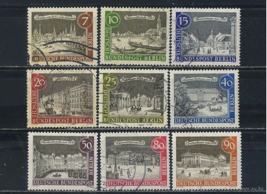 Западный Берлин 1962 Исторические виды Берлина #218-24,227-8