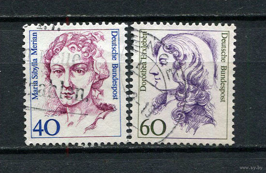 ФРГ - 1987 - Мариан Мария Сибелла и Эркслебен Доротея. Стандарты - [Mi. 1331-1332] - полная серия - 2 марки. Гашеные.  (LOT Dc38)