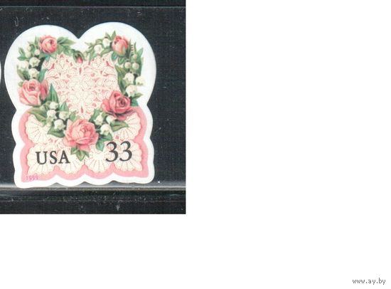 США-1999 (Мих.3072) , * (без клея), Поздравительные марки, Венки