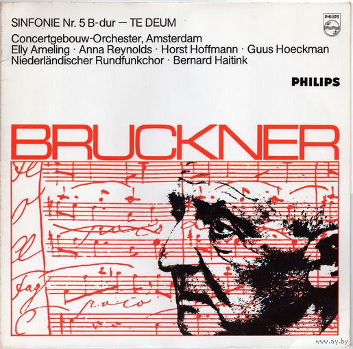 2LP Bruckner 'Sinfonie Nr. 5 B-dur 'Te Deum''