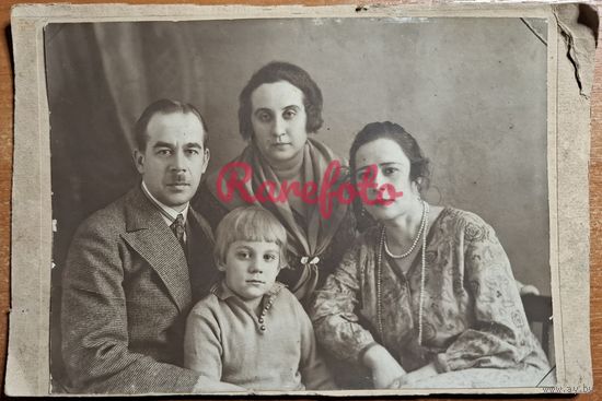 1920-е Семья студийное фото типажи ретро