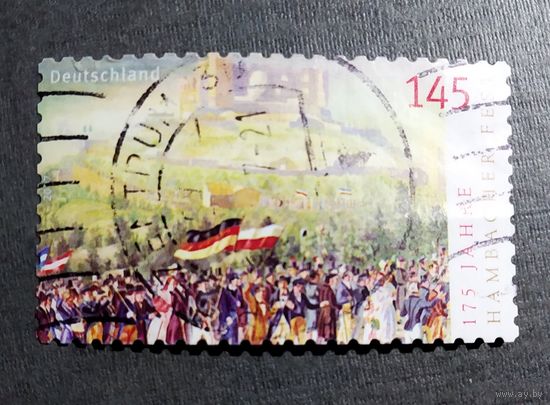 Марка Германия 2007 год 175-летие Гамбахского праздника