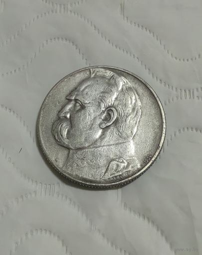 5 злотых 1934г. Легионер.