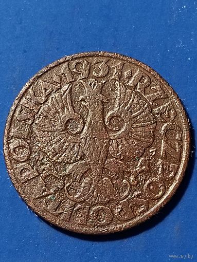5 грошей 1931 г. без мц. Редкий год.(3)