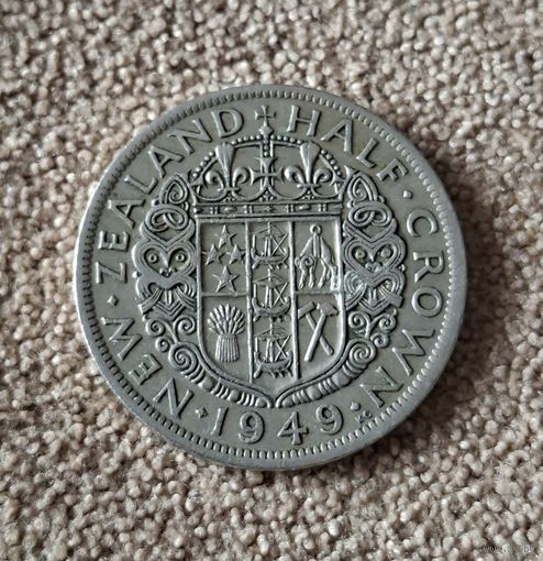 Новая Зеландия 1/2 кроны 1949 Георг VI