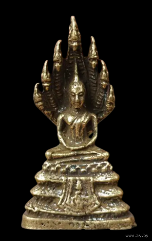 Статуэтка миниатюра Будда в Тайском стиле Бронза