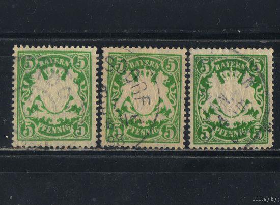 Германия Бавария Кор 1888 Герб Стандарт #55