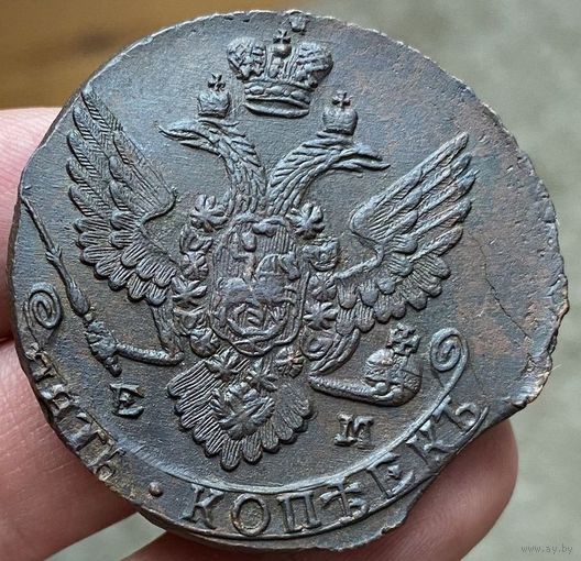 5 копеек 1788 ЕМ! Cостояние UNC! Торг!