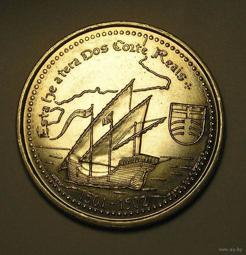 Португалия 200 Эск. 2000 Земля Корте-Реал