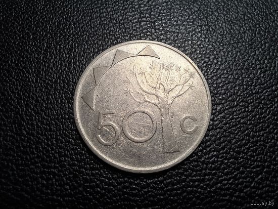Намибия 50 центов 1993