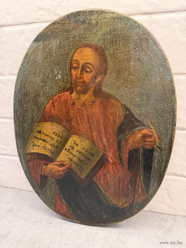 ИКОНА старинная Святой апостол и Евангелист. Большая. Распродажа коллекции!!!