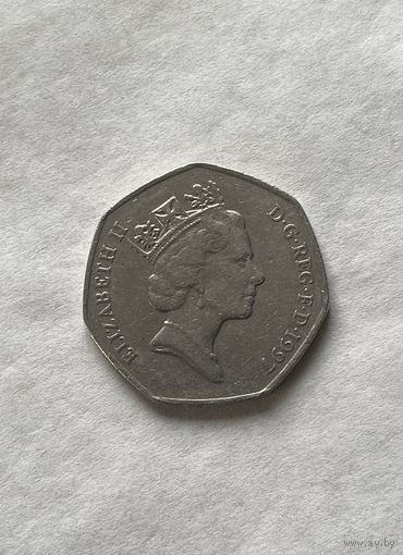 Великобритания 50 пенсов 1997