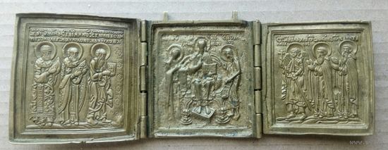 Складень Деисус. Избранные Святые.