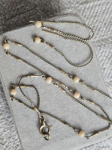 Комплект с натуральным камнем