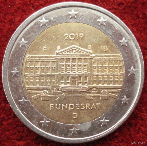 19:  2 евро 2019 Германия