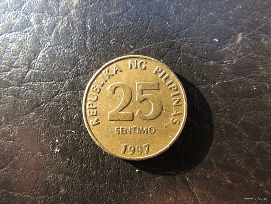 Филиппины. 25 сентимо. 1997. С 20 копеек. Распродажа коллекции. Смотрите другие лоты.