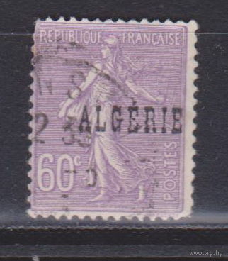 Французские колонии Алжир 1924 год  лот 12 С НАДПЕЧАТКОЙ