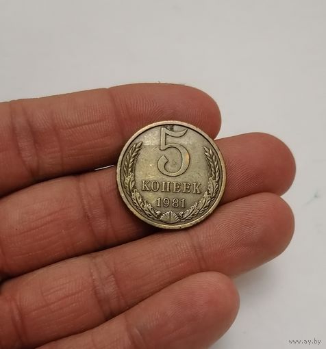 5 копеек СССР, 1981г.