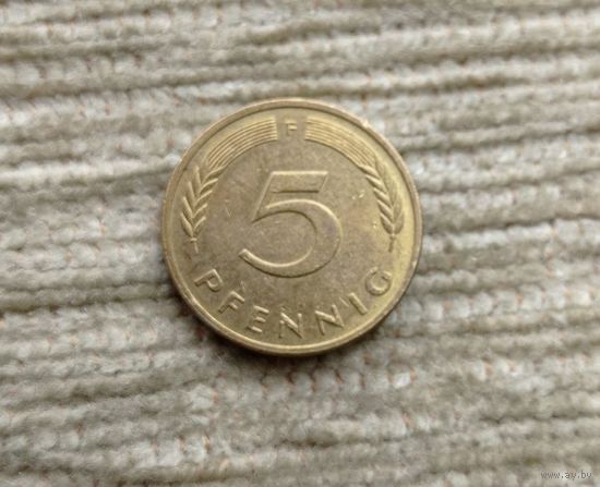 Werty71 Германия ФРГ 5 пфеннигов 1994 F