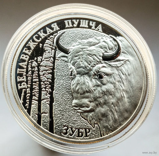 Зубр. Беловежская пуща, 20 рублей 2001