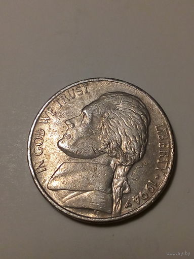 5 центов США 1994 P год