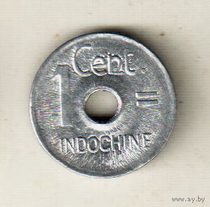 Французский Индокитай 1 сантим 1943