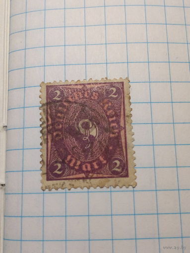 Марка Германия 1921