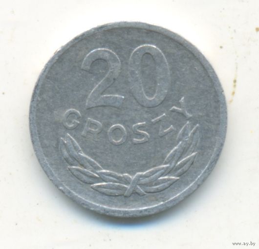20 грошей 1972 г. Польша