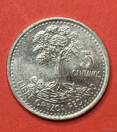 Гватемала 5 сентаво 2008г.