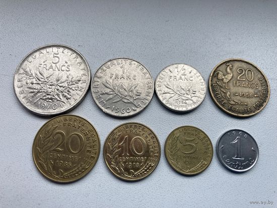 Франция набор монет