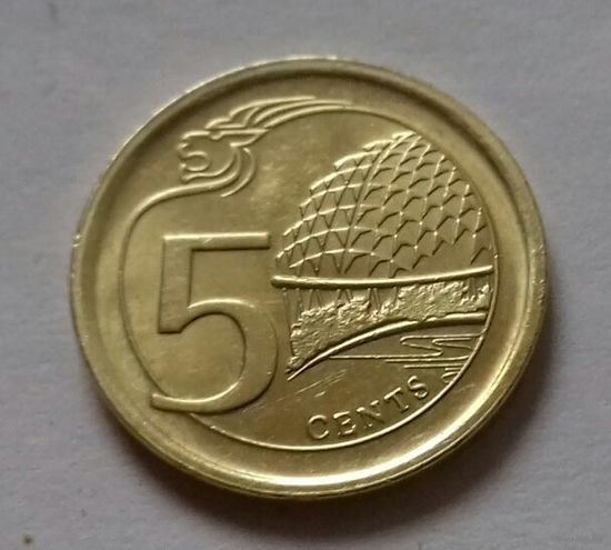 5 центов, Сингапур 2018 г.