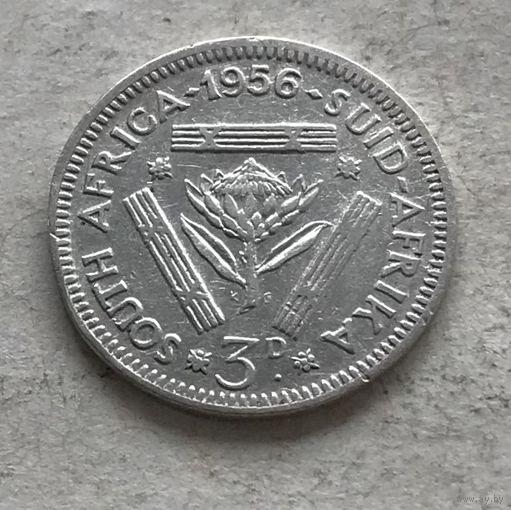 ЮАР 3 пенса 1956 Елизавета II