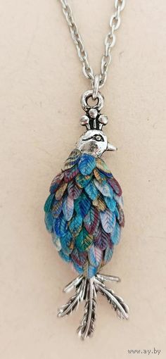 Жар-птица)). Подвеска ручной работы.