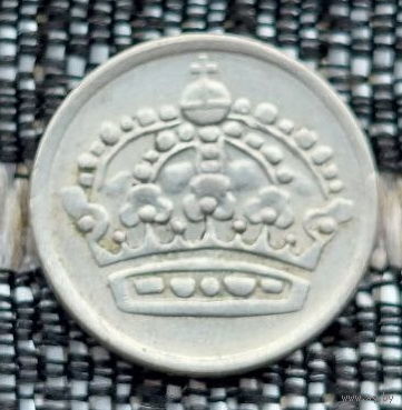 Швеция 10 оре 1961 года, AU. Густав VI Адольф. Корона. Серебро. Сторгуй за свою цену, предложи обмен!