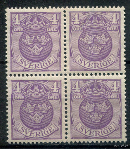 Швеция - 1911/19г. - герб, 4 Ore - 1 кварт - MNH. Без МЦ!