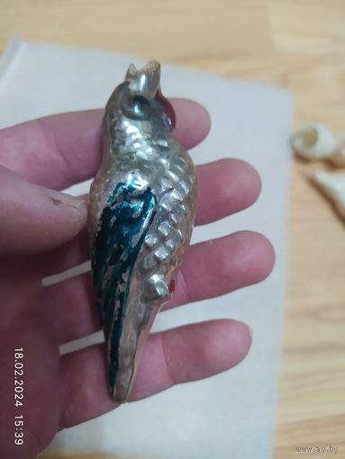 Ёлочная игрушка Попугай