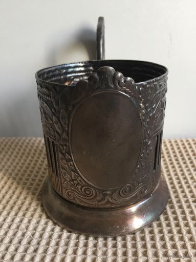 ПОДСТАКАННИК "ЗЕРКАЛО - КАРТУШ ПОД ГРАВИРОВКУ". КОЛЬЧУГИНО. 1958-1959 ГГ.