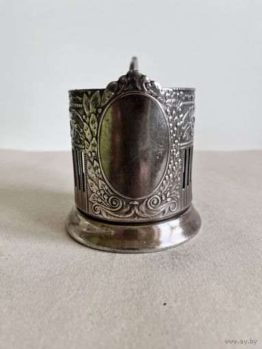 ПОДСТАКАННИК "ЗЕРКАЛО - КАРТУШ ПОД ГРАВИРОВКУ". КОЛЬЧУГИНО. 1958-1959 ГГ.