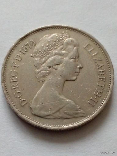 Великобритания.10 пенсов 1976 г.