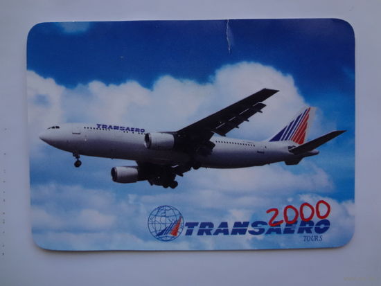 Календарик 2000 г. TRANSAERO.