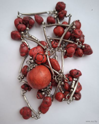 Коралловые бусы. Сотуар. Коралл. 70-е годы, Европа