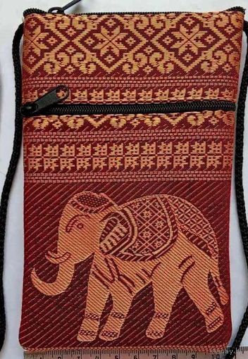 Кошелёк на шнурке ручной работы