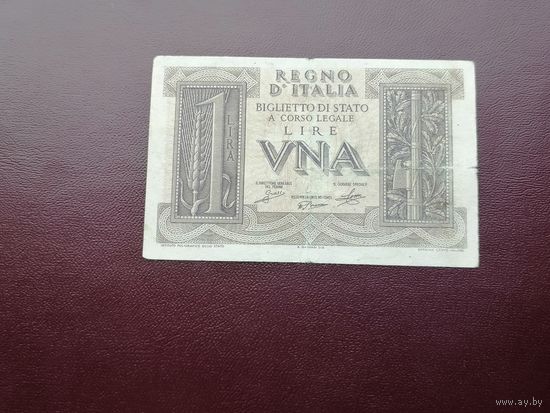 Италия 2 лир  1939