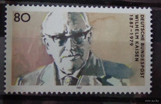 Германия, ФРГ 1987г. Mi.1325 MNH** полная серия