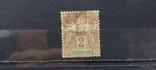 РАСПРОДАЖА ФРАНЦИЯ 1892г. Реюньон. НАДП. Гаш.