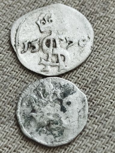 Распродажа - денарий (1491-1506 гг.) Александр Ягелончик ,двойной денарий 1570г.,Сигизмунд II Август