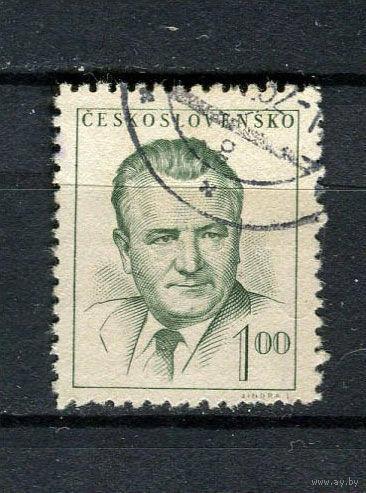 Чехословацкая Социалистическая Республика - 1952 - Клемент Готвальд - Президент Чехословакии - [Mi. 740] - полная серия - 1 марка. Гашеная.  (Лот 115BS)